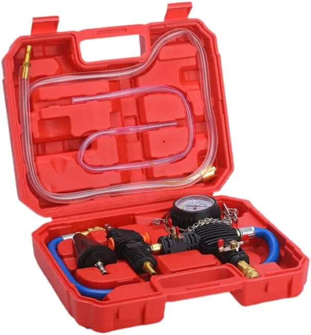 A1 Model Vacuum-Type Coolant Filling Tool Kit - Universal Fit Radiator Purge, Antifreeze Refill Tool with Housing Hose Set, Adapter for Cars/SUVs (1 Kit)