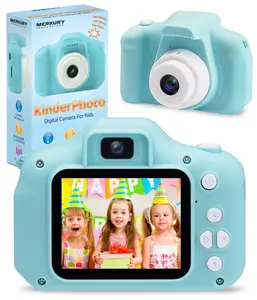 Digital Camera for Kids -  Blue, 3MP, 1080P Video, Games, and More!