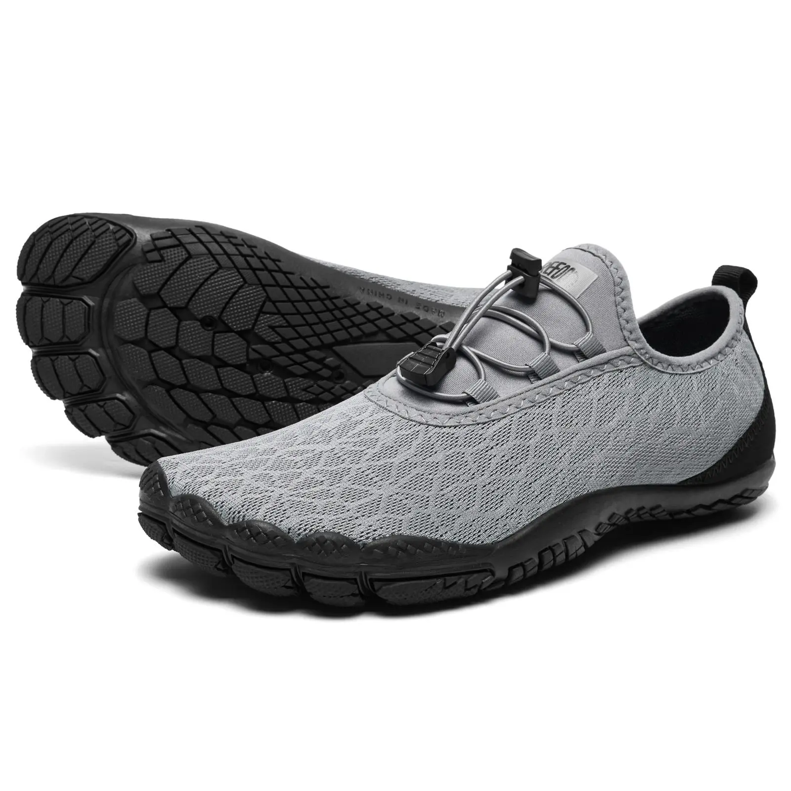 ALEADER Men's Water Shoes Quick Dry Non-Slip Durable Sole Barefoot Sneakers for Hiking Travel Beach Kayaking Surfing Watershoes,summerwins