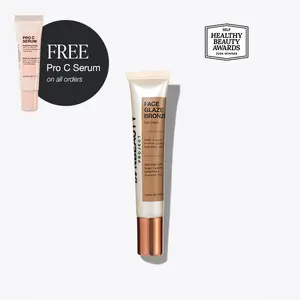 iNNBEAUTY PROJECT Bronze Face Glaze Gel Cream with Squalane, Ceramides & Hyaluronic Acid