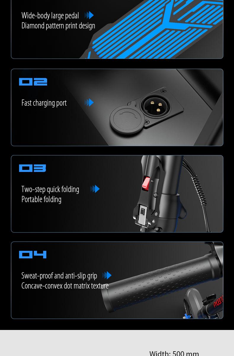 Electric Scooter with 2000W Peak Power 10-inch All-Terrain Tires LED Screen Dual Suspension System 335 lbs Load Capacity Ideal for Commuting Christmas Gift SpringStatements