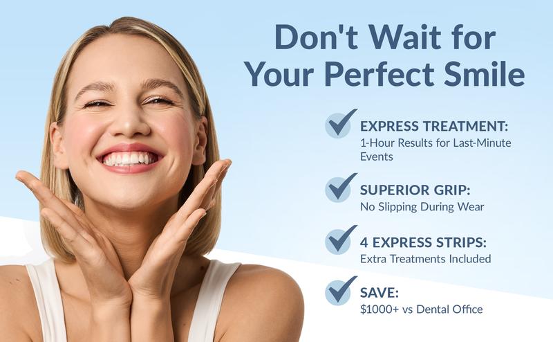 DRDENT Professional Teeth Whitening Strips - Pack of 44 Strip - 22 Treatments Kit - Safe for Enamel - Non Sensitive Teeth Whitening - Whitening Without Any Harm + Mouth Opener Included