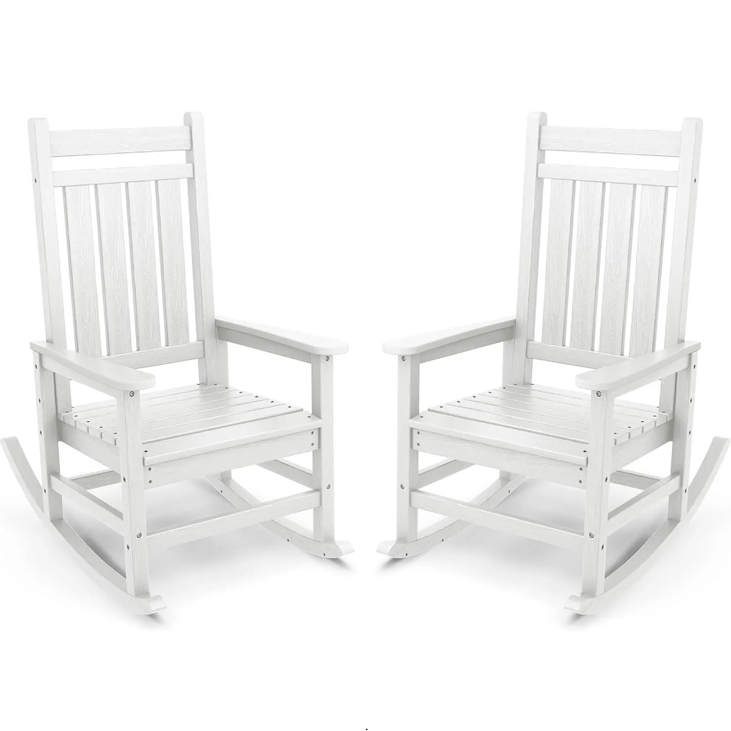 Rocking Chair Set of 2 -White