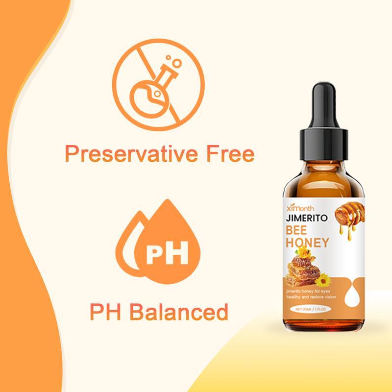 Bee Honey Eye Drops - Fast-acting Relief for Dry & Tired Eyes from Electronic Devices & Late Nights