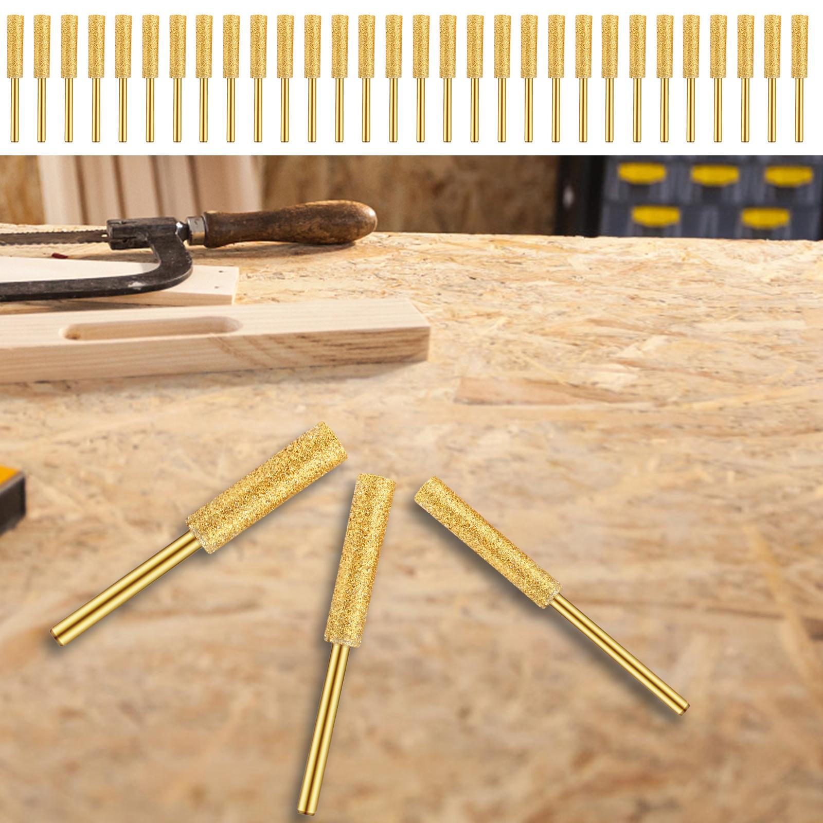 6 Pcs/30pcs Grinding Burr Set Diamond Sharp Rotary Burrs Bit with 1/8 Inch Shank Wear Resistant Burr Grinding Stone File Polishing Grinding Tool Grinding Bits for Chainsaw Stone Metal Wood 6 Pcs/30pcs Grinding Burr Set Diamond Sharp Rotary Burrs Bit with 1/8 Inch Shank Wear Resistant Burr Grinding Stone File Polishing Grinding Tool Grinding Bits for Chainsaw Stone Metal Wood