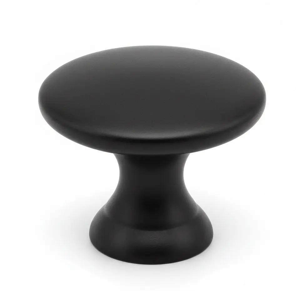 Cosmas 4545FB Flat Black Miniature Cabinet Knob