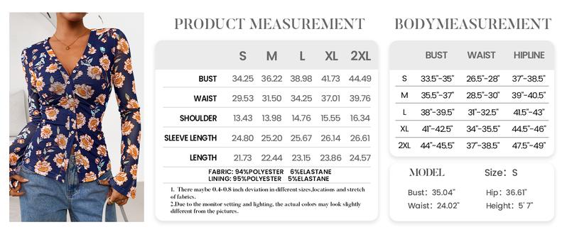 BTFBM Button Down Shirts for Women Fall Fashion 2025 V Neck Long Sleeve Blouse Ruched Mesh Fitted Floral Print Boho Tops