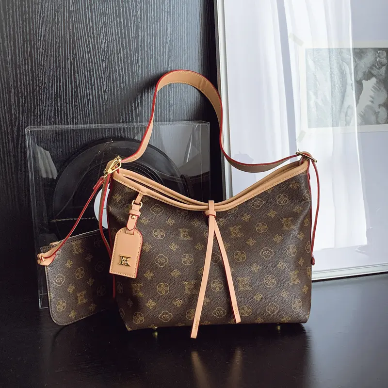 Stylish Printed Large-Capacity Tote Bag – Versatile Women's Commuter Shoulder Bag & 2026 New Monogram Crossbody Bag