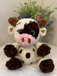 Crocheted Cow