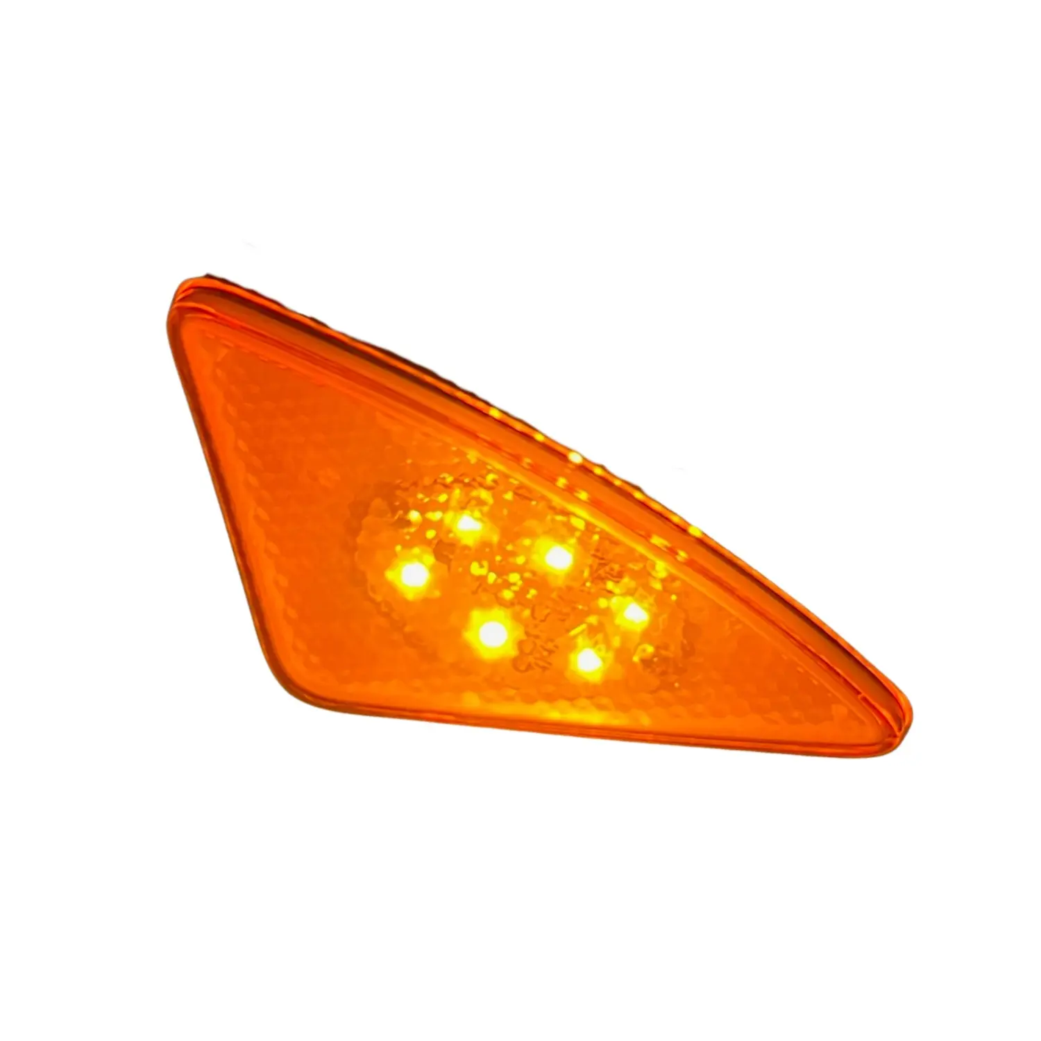 Kenworth T660 Front Cab Flare Amber LED Side Marker Turn Signal