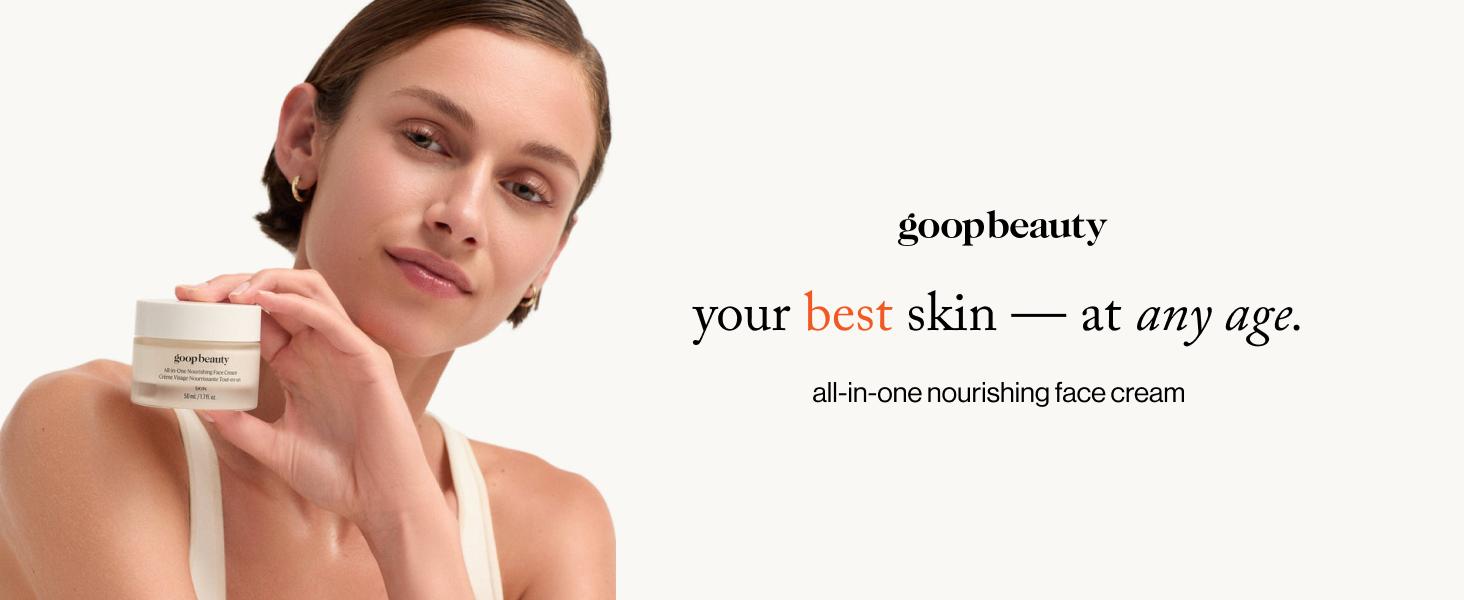 All-in-One Nourishing Face Cream by goop beauty | Nourished, Firmer-Looking, Deeply Moisturized Skin