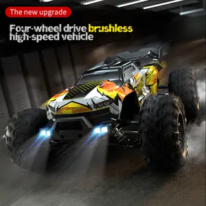 70KM/H Brushless RC Off-Road Car – 4WD, Metal Differentials, Anti-Skid Vacuum Tires, 2.4G Adjustable Speed Remote, Professional Racing Vehicle, Ideal for Hobbyists & Drifting Enthusiasts