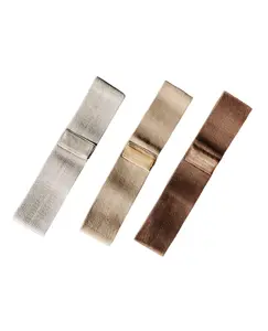 Cacti Wellness Resistance Bands Set of 3 - Cloud Teddy Coffee - 15-50 lb - Durable Cotton - Includes Linen Pouch & Pilates Classes