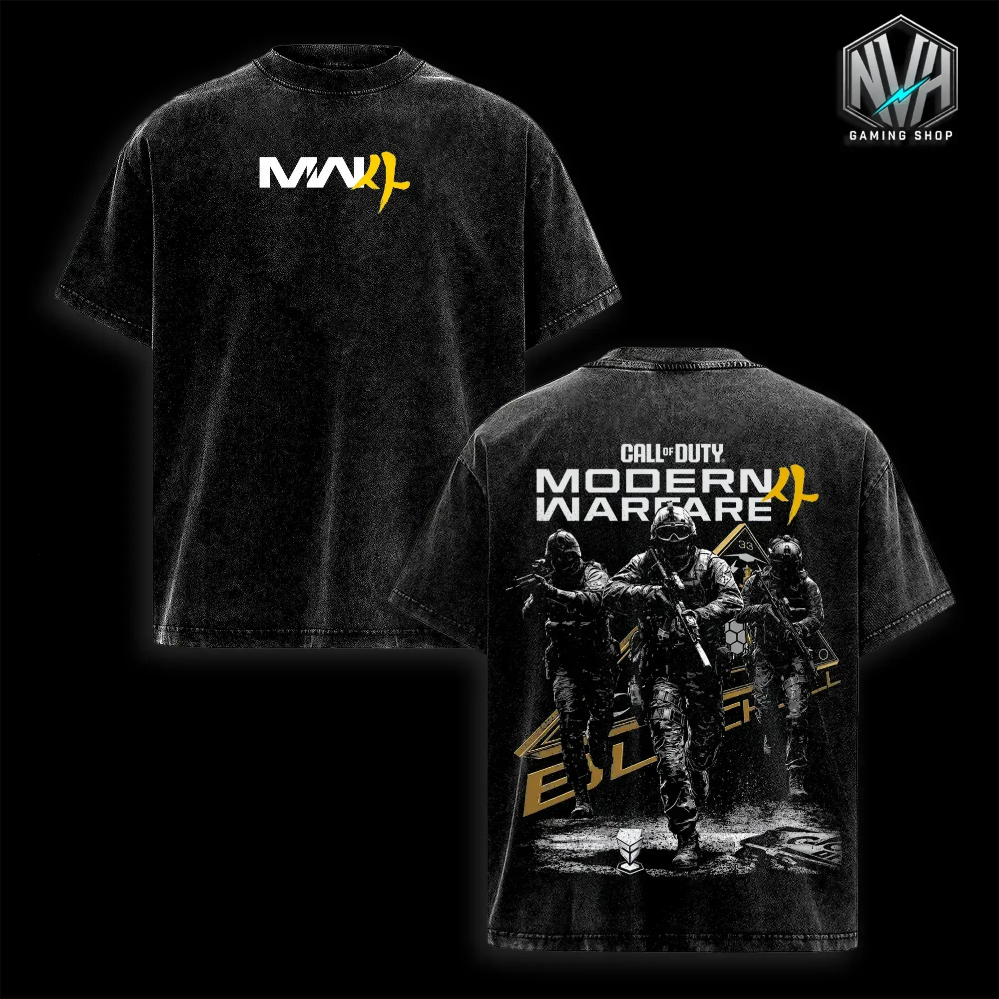 Vintage Call Of Duty Modern Warfare 4 Washed Graphic Tee, Oversized Tactical Military Gamer Streetwear Shirt, MW2 FPS Gaming T-Shirt, Special Forces Combat Gift Tee For Men, Retro Warzone Aesthetic Apparel