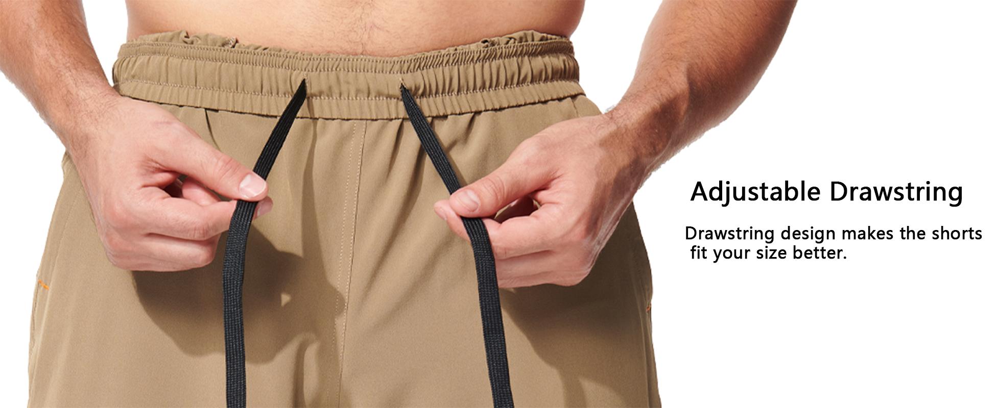 MAGCOMSEN Men's Workout Shorts 9" Quick Dry Shorts with Zipper Pockets for Running Athletic Gym Basketball Outdoorfun