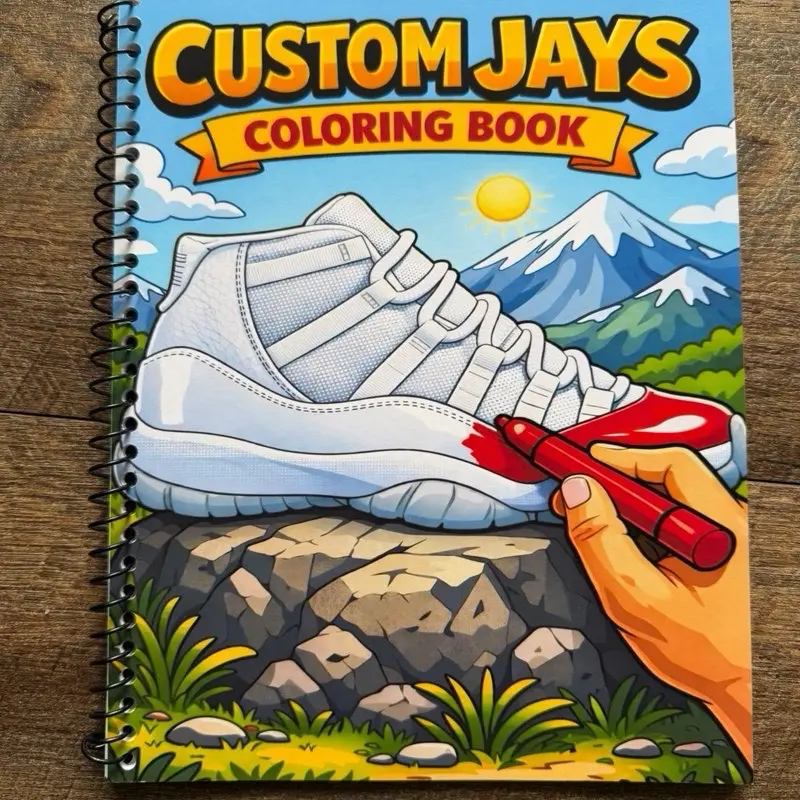Custom Jays Coloring Book Custom Jays Coloring Book