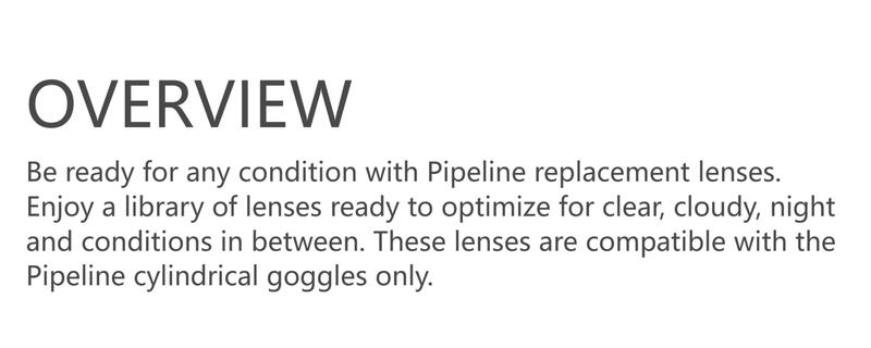 Pipeline Extra Lenses