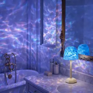 Waterproof Shower Lamp – Ocean Wave Ambient Light & Projection Lamp for Bathroom Spa Relaxation