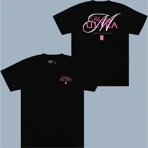 Vintage "Neon Rose" 2-Sided Graphic T-Shirt, Retro Summer Mix & Match Heritage Tee, Classic Bright Fuchsia Cotton Top, Premium Unisex Casual Shortsleeve summerwins