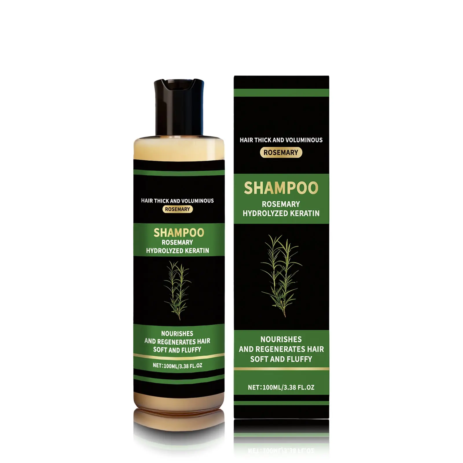 Water-Based Keratin Moisturizing Shampoo, Gentle Scalp Care & Volumizing Hair Shampoo for Daily Smoothing and Soft Hair Care