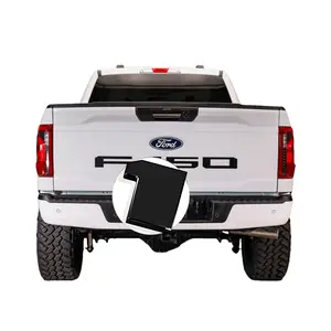 3D tailgate letters badges exterior accessories Compatible for 2021 2022 2023 2024 truck decals 2025 Ford F-150 Accessories 3M Strong Adhesive Back Anti FadeCoating Chrome Silver Outdoor truck decals