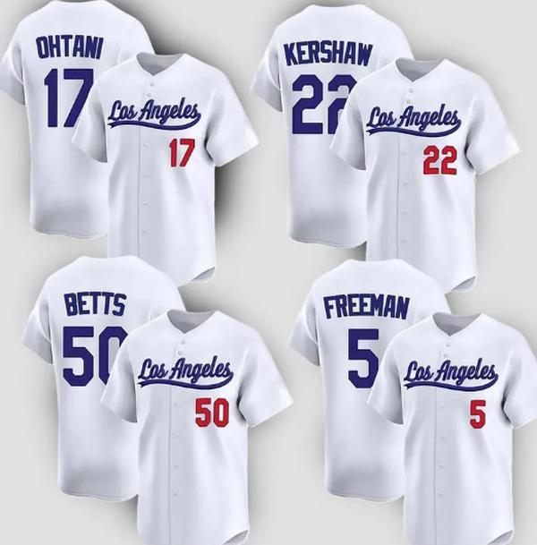 All Members Los Angeles Baseball Jersey Collection  Ohtani, Betts, Freeman, Kershaw  Custom Name & Number Gift