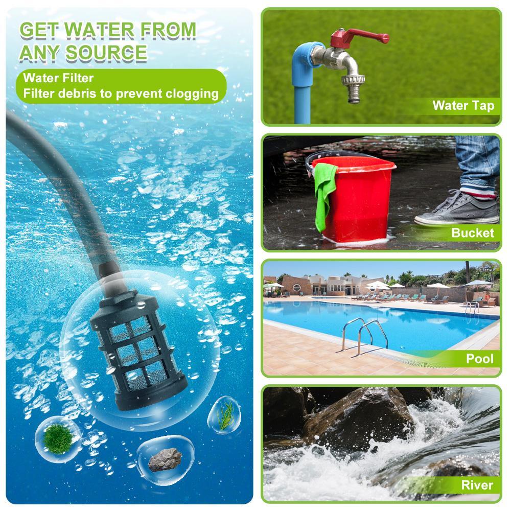 Wireless Portable High Pressure Washer, Nozzle Electric High Power Cleaner 2 Rechargeable Battery Powered By, Handheld Electric Cleaner Water, for Valentine’s Day Gift