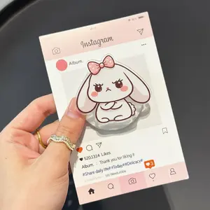 Cute Bow Bunny MagSafe Phone Grip – Magnetic Pop Socket & Kickstand – Kawaii Rabbit Phone Accessory