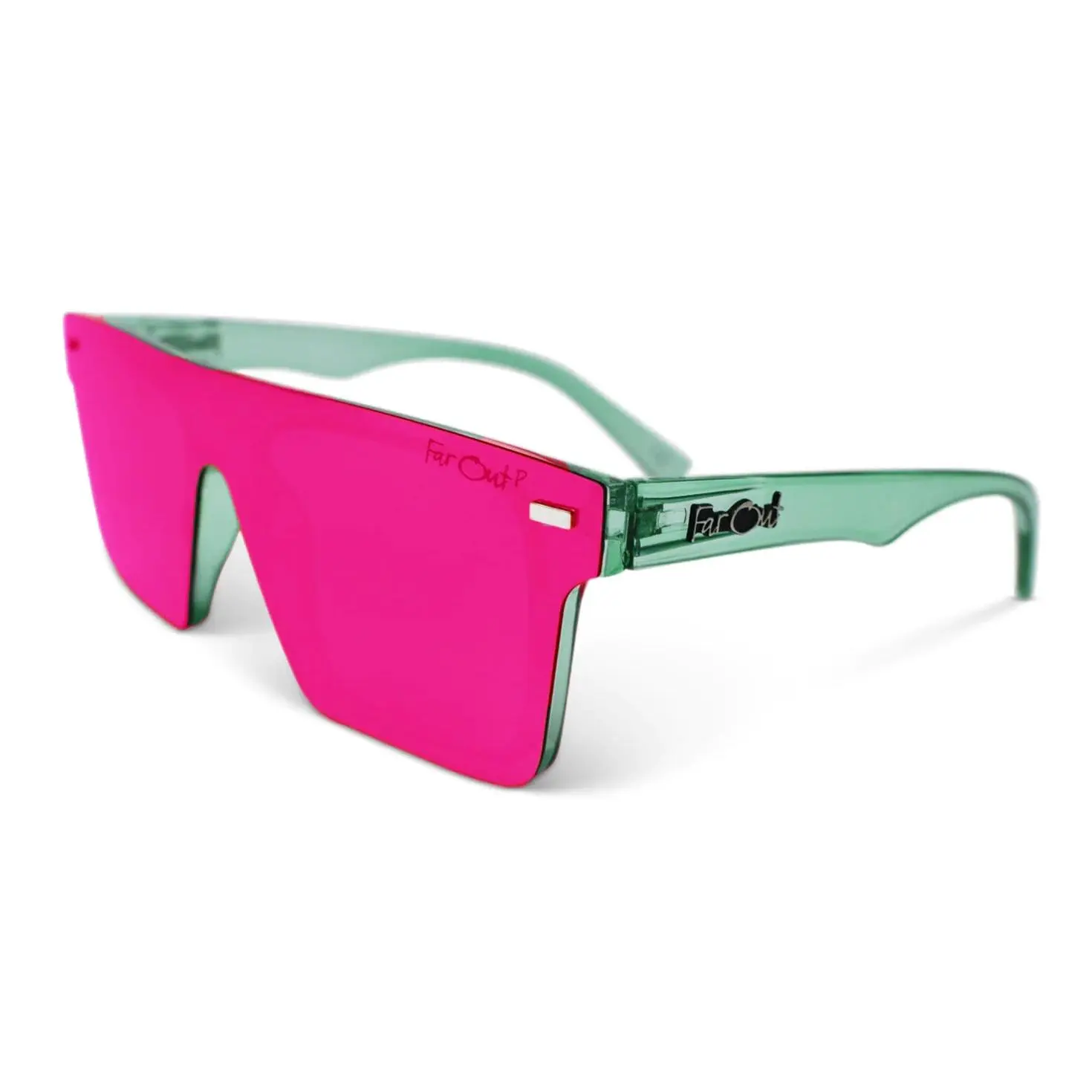 Aqua Polarized Stunners Pink Lens