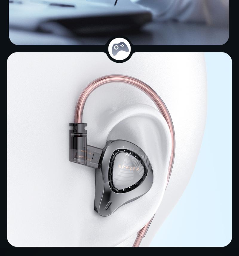 ERAZER XP10 Portable Wired In-Ear Earphone, Wired Headphones With Mic, HiFi Subwoofer Noise Cancelling Wired Earphones for Game Sports, 3D Stereo Sound Headphones For Gym & Sports & Game, Headphones 8D Audio, Electronic Audio Earbud