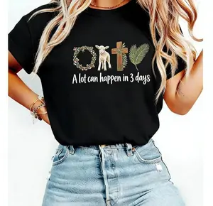 A Lot Can Happen in 3 Days Shirt Religious Easter Jesus Faith Good Friday Easter He Is Risen