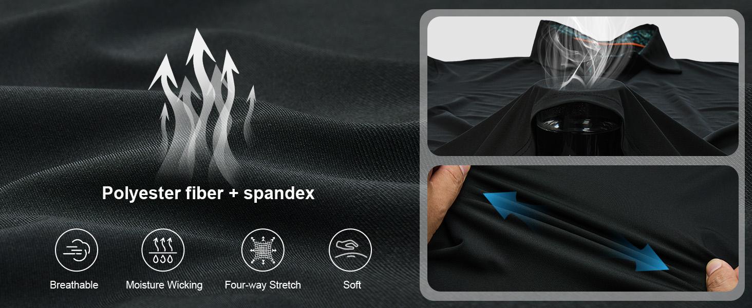 Alimens&Gentle Men's Inner Printed Collar Polo Shirt – Soft Breathable Cotton, Comfortable Short Sleeve Casual Fit, Classic Collared Shirt for Work, Golf, Travel & Everyday Wear Alimens&Gentle Men's Inner Printed Collar Polo Shirt – Soft Breathable Cotton, Comfortable Short Sleeve Casual Fit, Classic Collared Shirt for Work, Golf, Travel & Everyday Wear