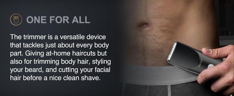 Body Trimmer, Versatile Hair Clipper with Adjustable Guide Comb and Ceramic Blade Heads, Waterproof Groin Hair Trimmer for Optimal Hygiene, Rechargeable Electric Razor in Sleek Black Design Body Trimmer, Versatile Hair Clipper with Adjustable Guide Comb and Ceramic Blade Heads, Waterproof Groin Hair Trimmer for Optimal Hygiene, Rechargeable Electric Razor in Sleek Black Design