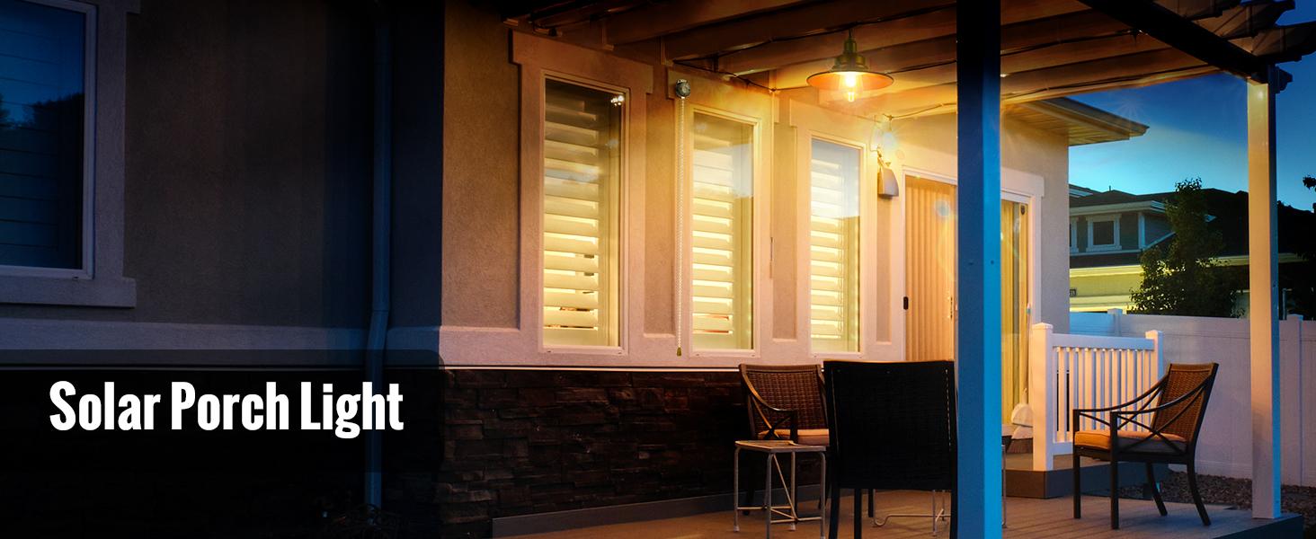 FabStyl Solar Pendant Light Indoor Outdoor, Solar Shed Light IP65 Waterproof Metal Powered Solar Chandelier, Gazebo Lights with Pull Cord for Garden, Chicken Coop, Gazebo, Barn, 2-Level Dimmable Warm White