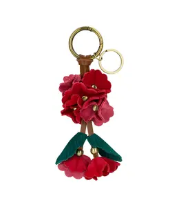 Suede Hydrangea Bag Charm