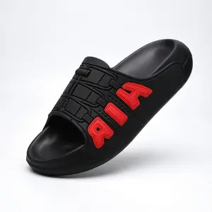 Men’s Thick Sole Slide Sandals – Comfortable EVA Slides for Men, Non Slip Shower Slippers, Lightweight Casual Summer Beach Sandals, Soft Cushion Indoor Outdoor Slides, Fashion Comfort House Slippers for Walking, Pool, Bathroom, Vacation