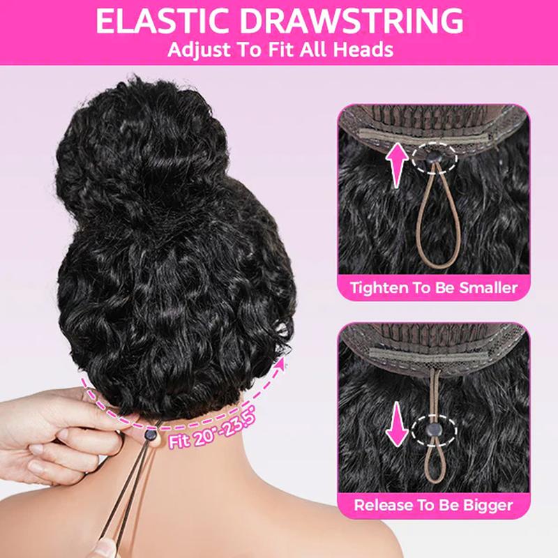 【NEW】FORGIRL FOREVER Water Wave 13x6 Wear Go Glueless Wig Effortless Install Ear To Ear Water Wave Pre-Cut Lace Frontal Wig With Drawstring Beginner Friendly Wig