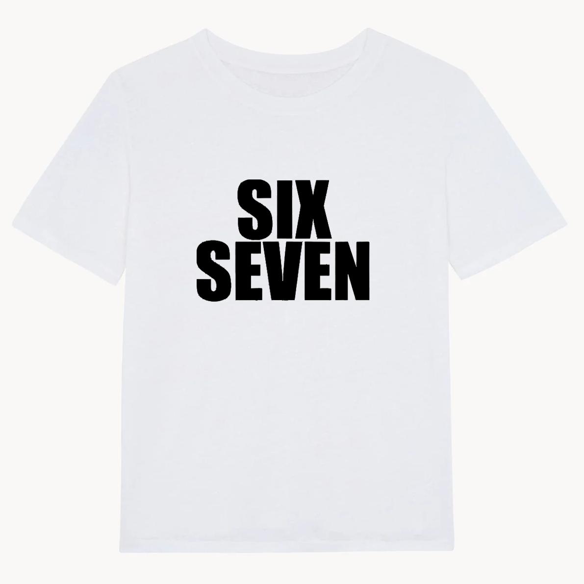 Fun Six Seven 6 7 Meme Design T-Shirt