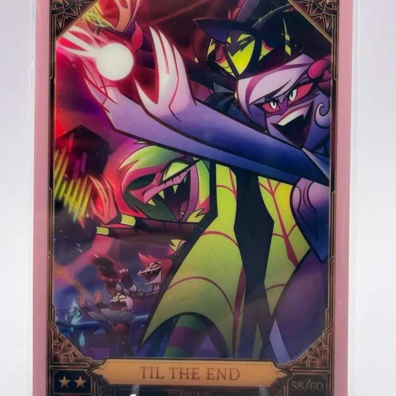 Hazbin Hotel Trading Card 2nd Edition Till The End Optichrome Foil