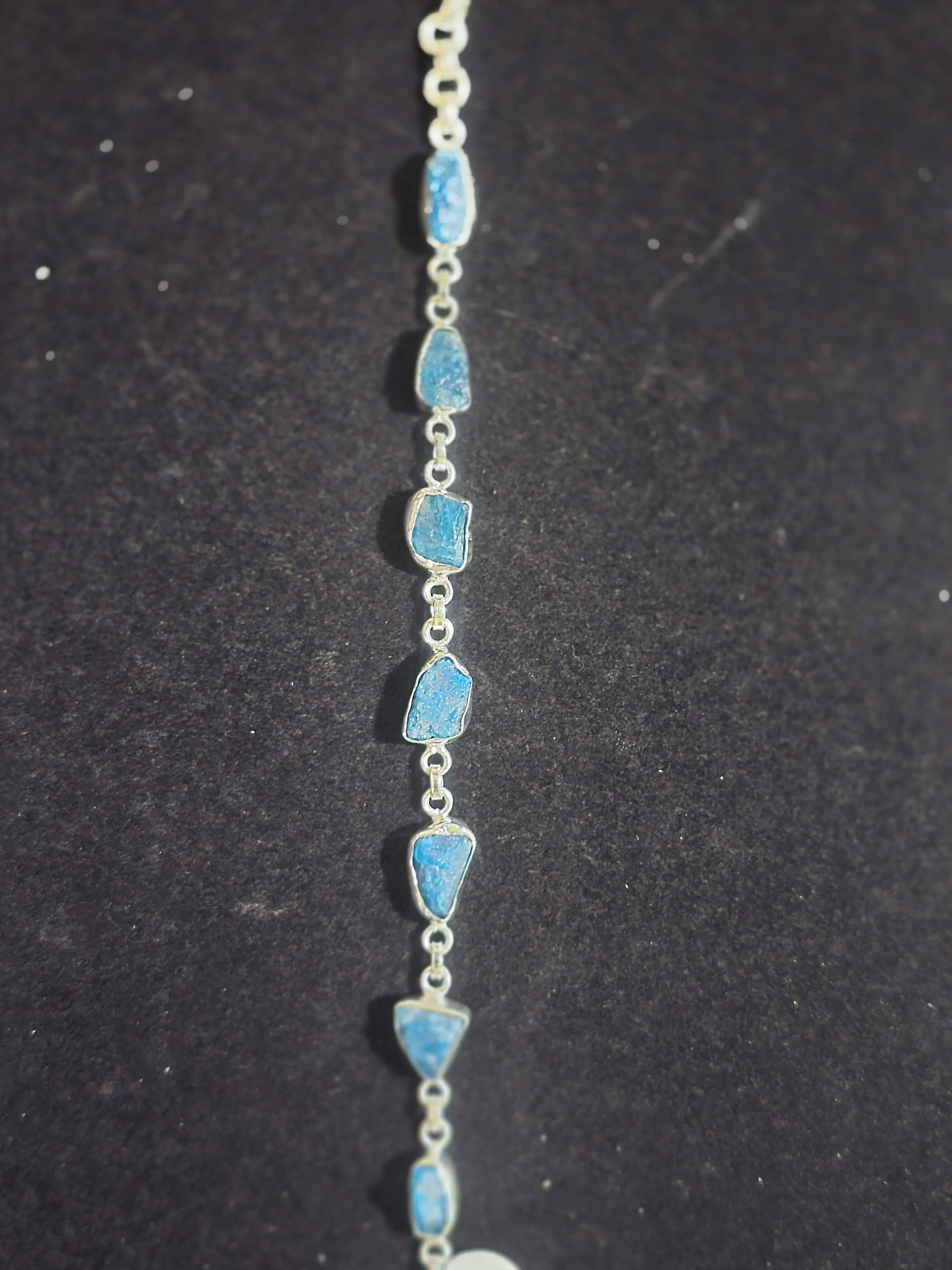 Raw Apatite Bracelet