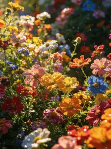 15000+ Wildflower Seeds Mix 50 Varieties Non-GMO Perennial Flower Seeds for Planting Outdoors Butterfly & Pollinator Flower Mix Attract Bees Birds & Hummingbirds All Perennial Wildflower Mixed Seeds for Planting,