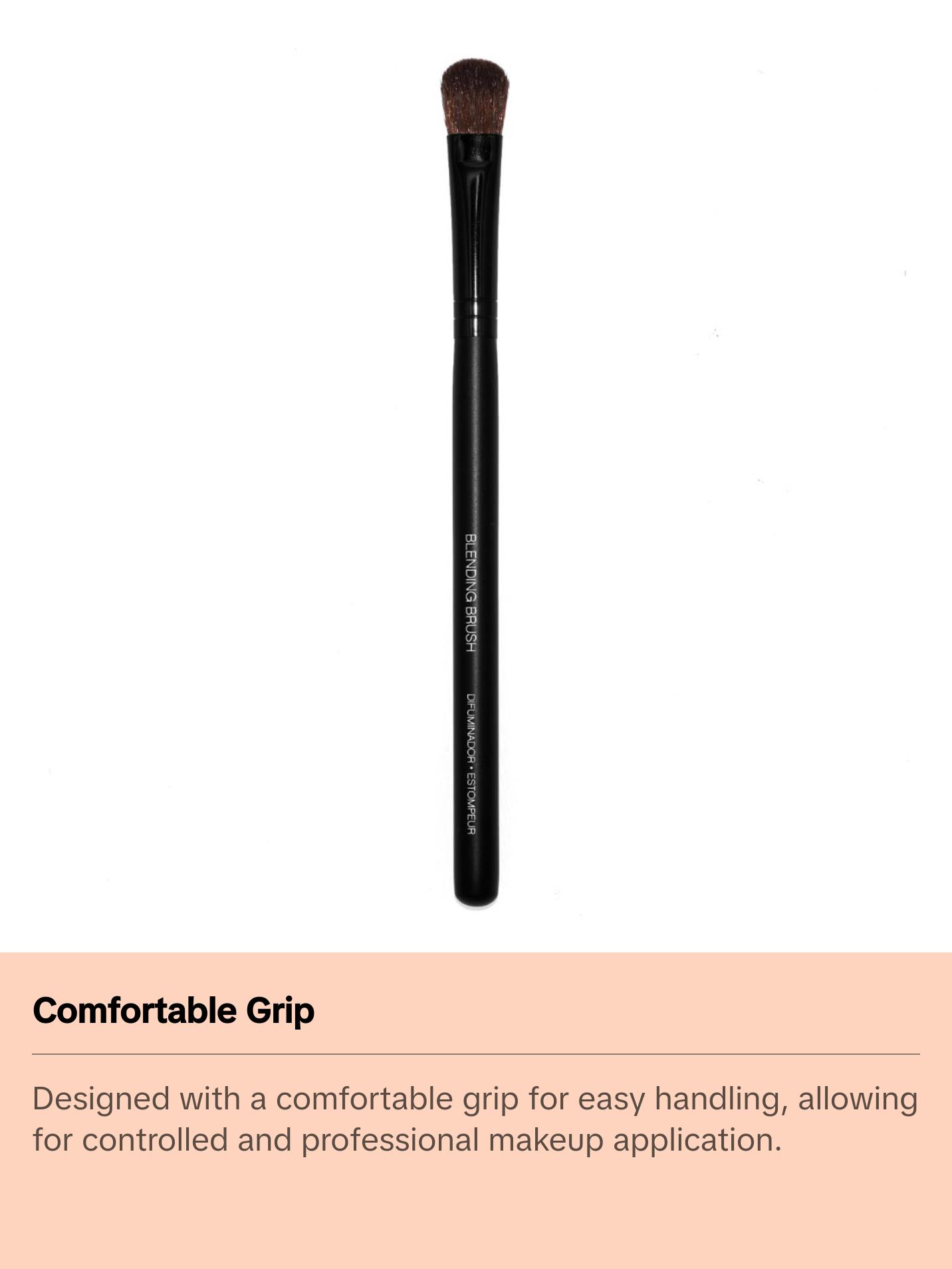 Palladio Shadow Blending Makeup Brush, Wide Brush Head, Flawless Blending, Smooth Finish, Synthetic Natural Bristles, Soft Feel, Comfortable Grip, Professional Application