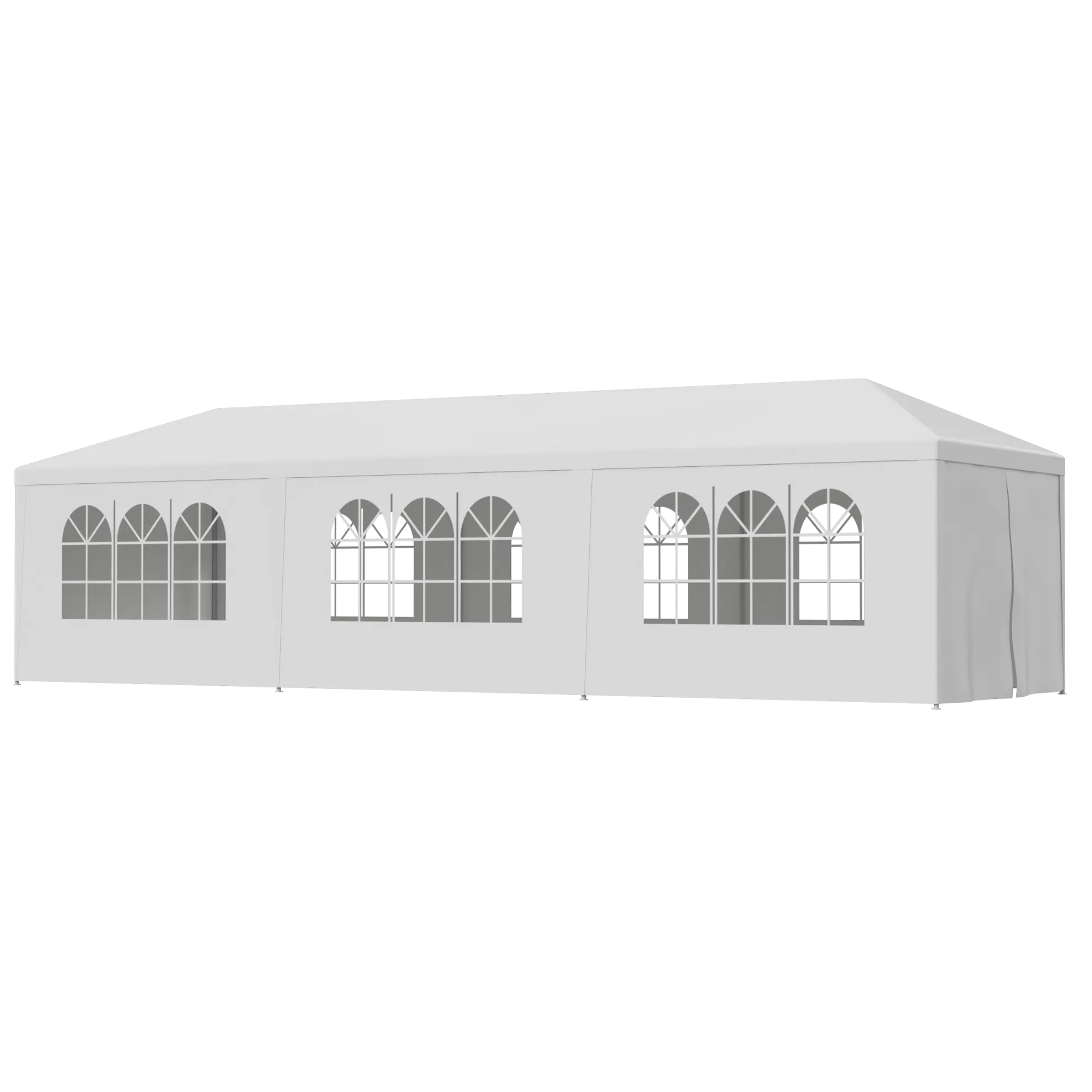 Outdoor Canopy Shelter - SUPERDEAL Large-Size Shaded Canopy with Steel Frame, Polyethylene Material, Multi-Size Options for Wedding, Party Events (White),summerwins, Large Outdoor Tents, Canopy Tents,back to school,back to school haul