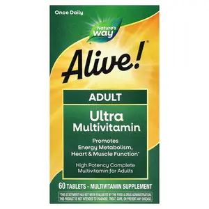 Nature's Way Alive!® Adult Ultra Multivitamin, 60 Tablets