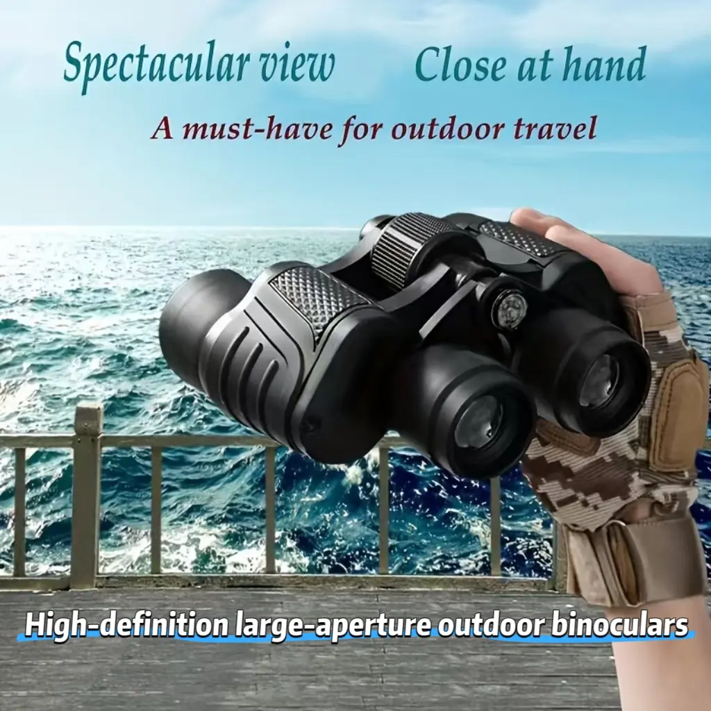 A high-performance binocular with waterproof function and capable of providing clear vision even in low light conditions. Suitable for bird watching, hunting, camping, traveling, cruise, hiking, as well as occasions such as Valentine's Day, and birthday .