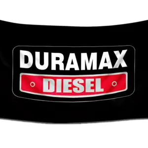 Kasflag Diesel flag Banner (2x8ft,Heavy Duty, Durable 150D Polyester) For Outdoor Room Man Cave Colorful Decor