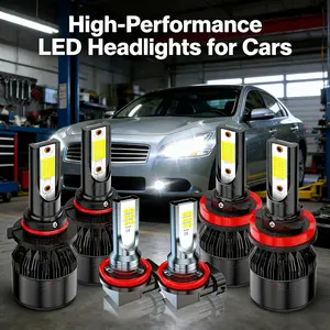 Complete 6PCS LED Headlight Bulbs Combo Fit Toyota Corolla 2009-2013, 9005+9006+H11 26000LM 6000K High/Low Beam & Fog Light Upgrade Kit