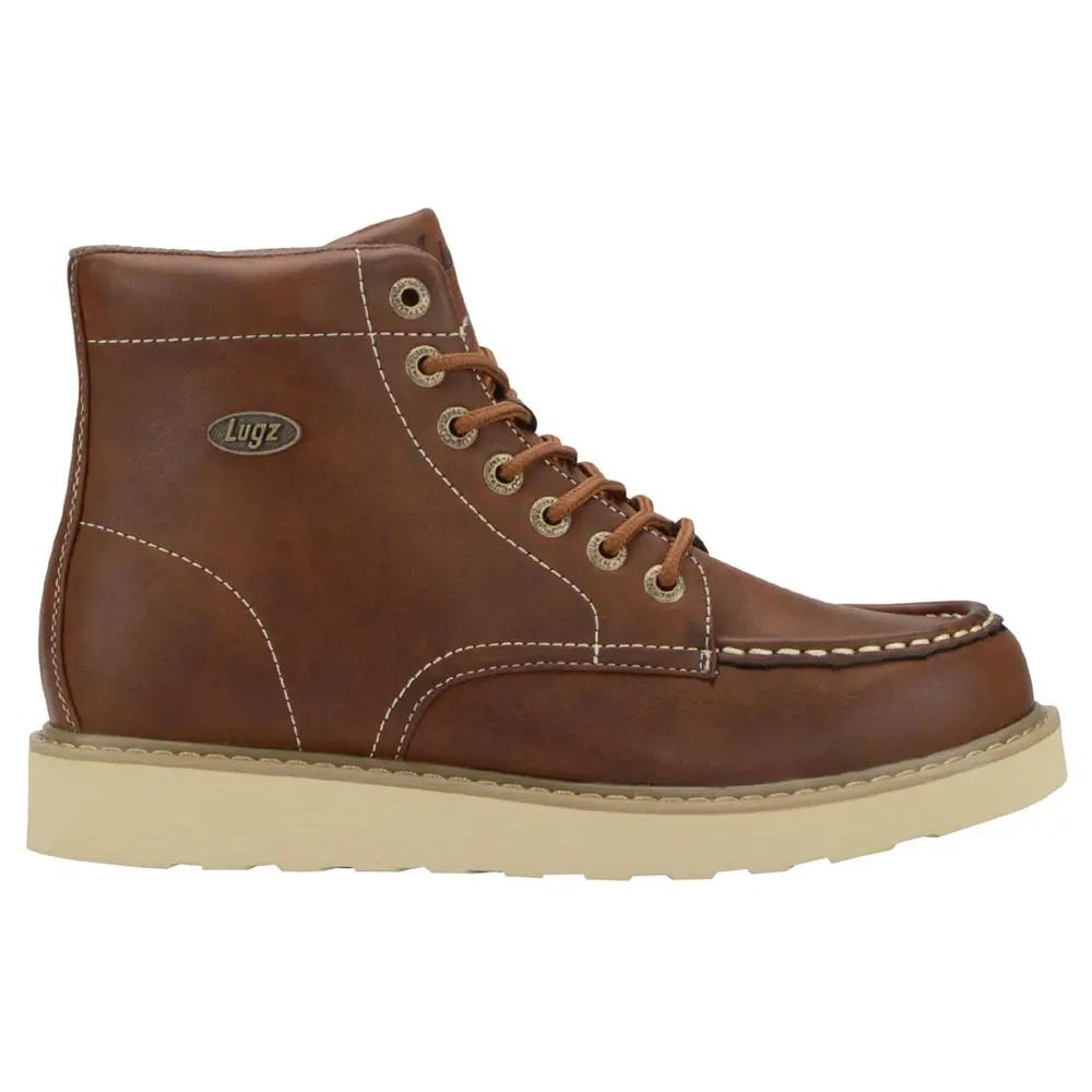 Lugz Mens Cypress Round Toe Lace Up Casual Boots Ankle - Brown