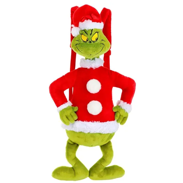 Dr. Seuss Plush Grinch Backpack, Daypack, Cute Versatile Backpack