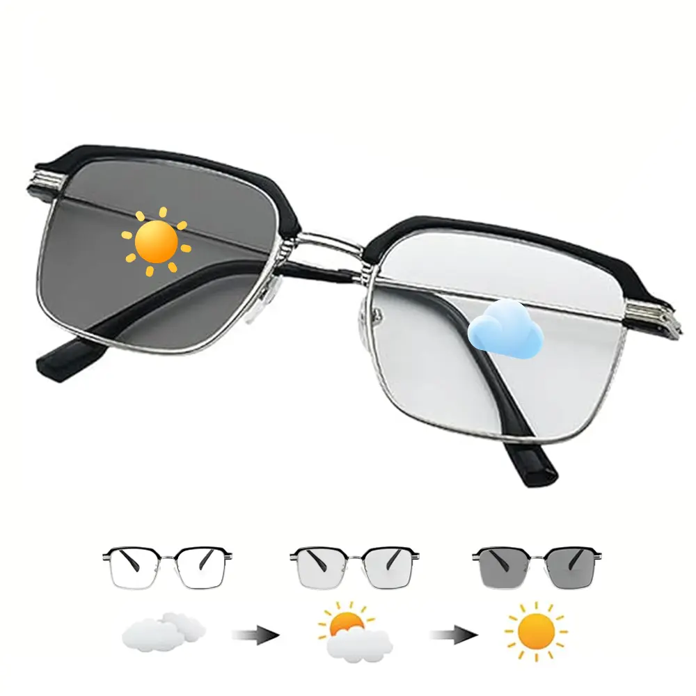 Auto-Adjusting Reading Glasses-Anti-Blue Light, UV Protection I Perfect for Work,Travel & Everyday Comfort